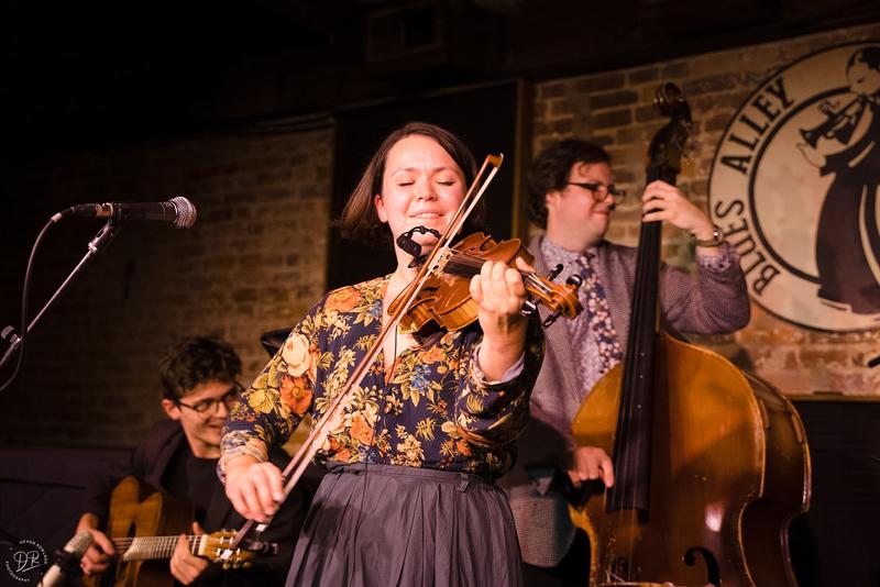 Nataly performing at a wedding ceremony